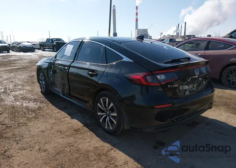 2023 Honda Civic Ex-L/Ex-L W/O Bsi z USA, uszkodzony, nr VIN 19XFL1H76PE002295
